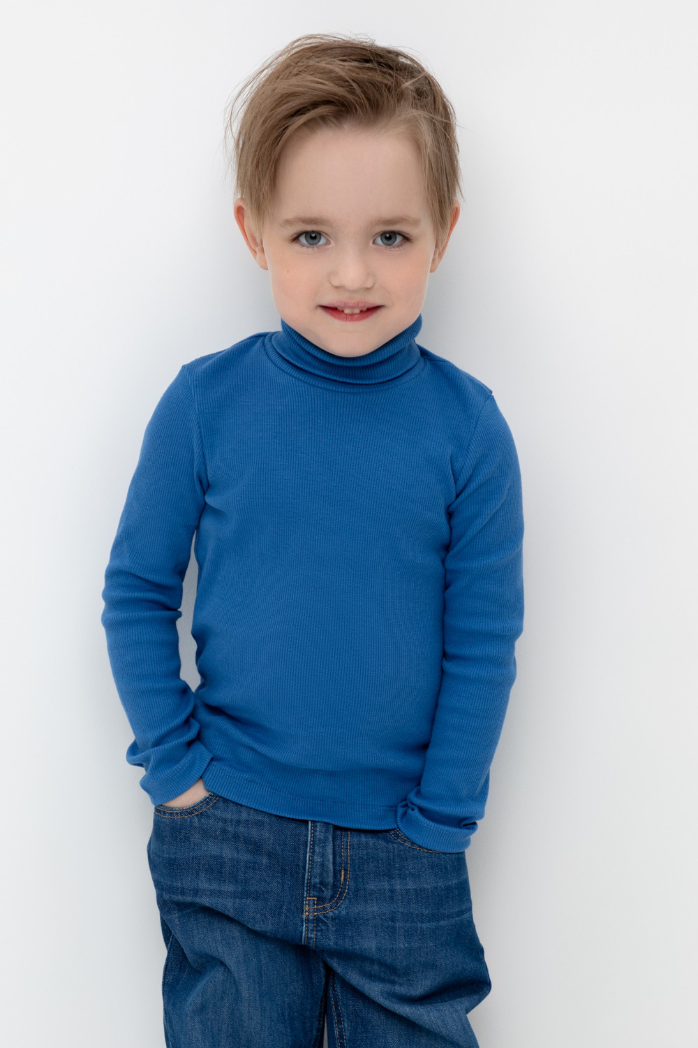 Водолазки в Курске, артикул: К 3069, цвет: яркий кобальт, Джемпер ...