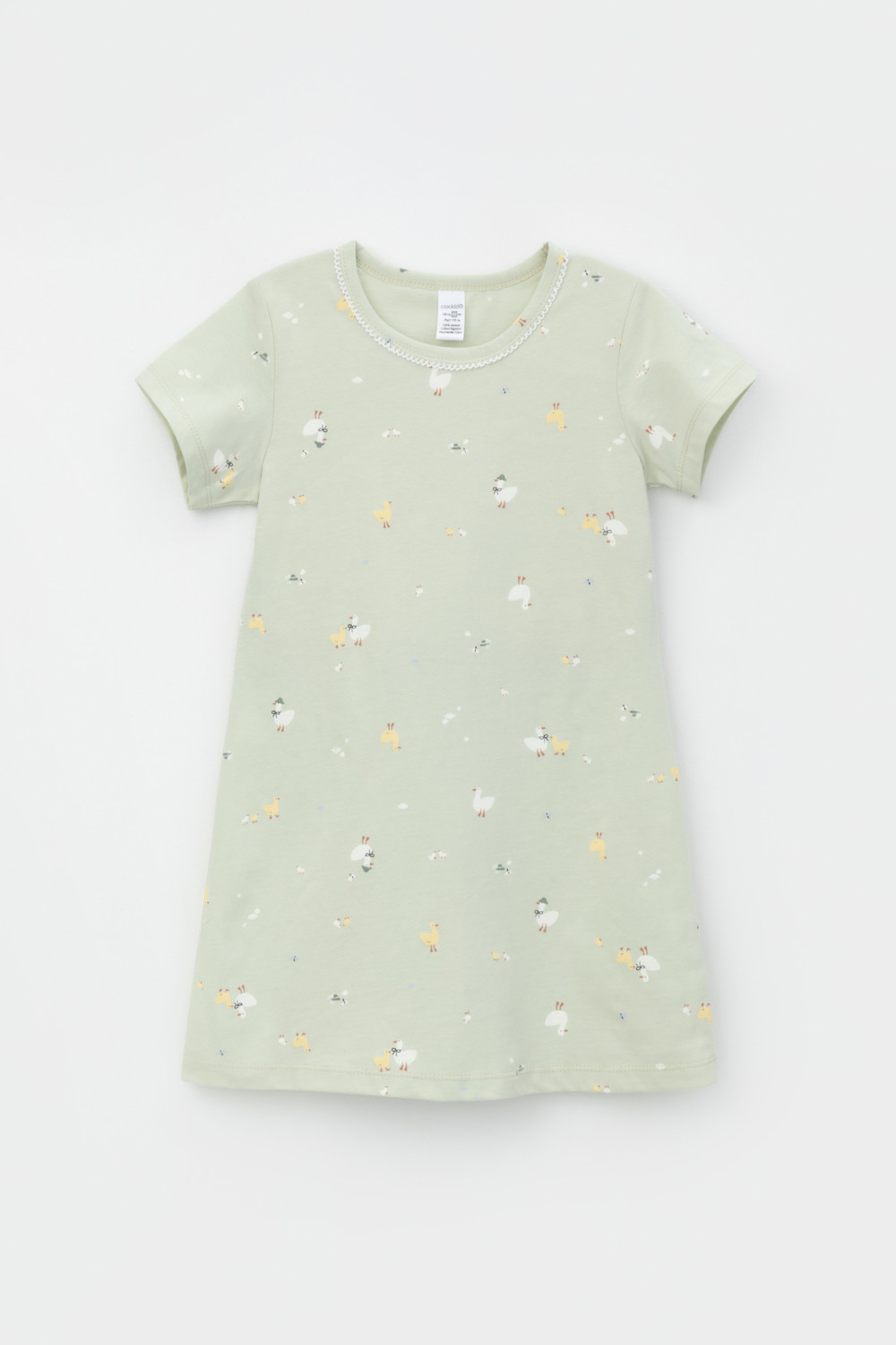 Ночная сорочка для девочки, артикул: К 1154, цвет: голубой, фото 2