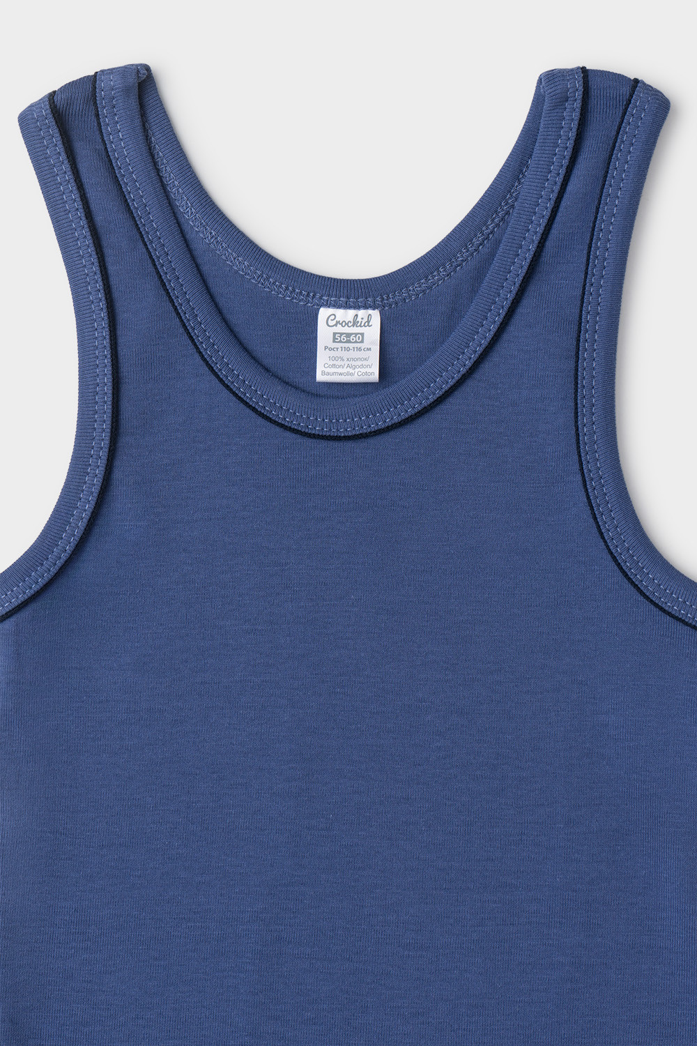 Майки для мальчика, артикул: К 1183-2уп, цвет: темно-синий, фото 3