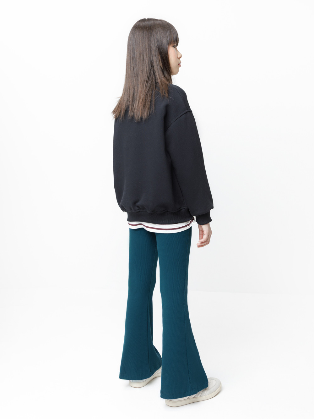 Брюки для девочки, артикул: МП 400968, цвет: зеленый, фото 5