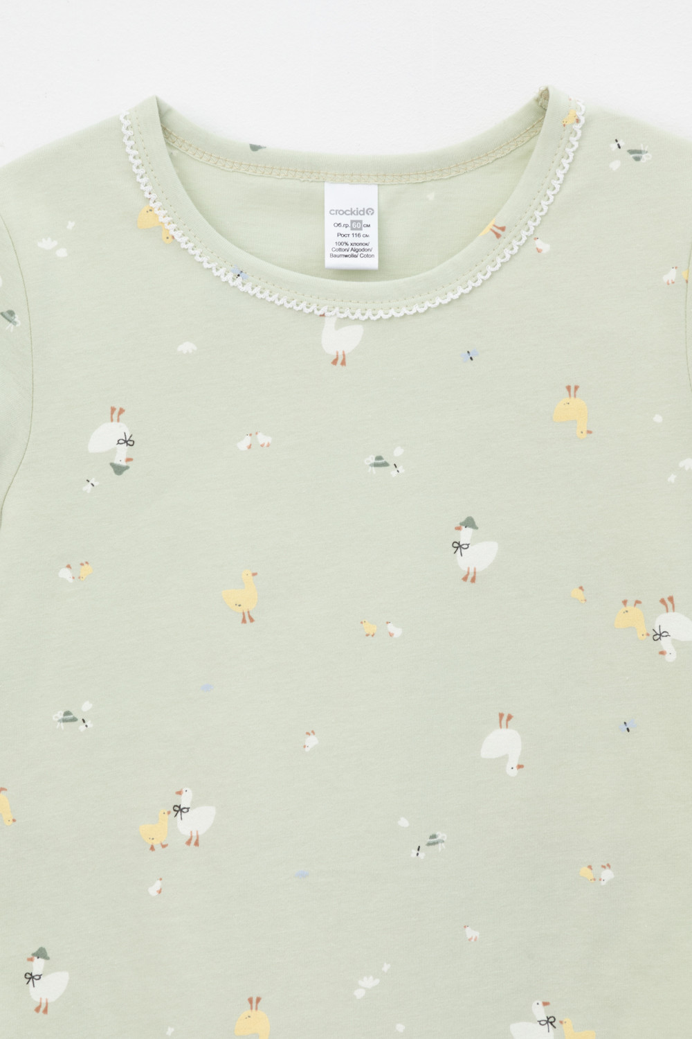 Ночная сорочка для девочки, артикул: К 1154, цвет: голубой, фото 6