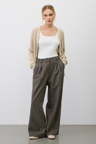 Брюки женские для мам, артикул: ЕТ 40021, цвет: серый