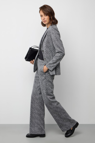 Брюки женские для мам, артикул: ЕВТ 4156, цвет: темно-серый