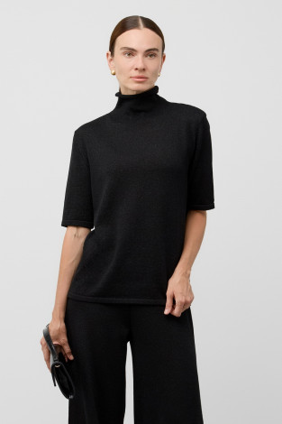 Джемперы женские для мам, артикул: ЕВ 30146/ш, цвет: черный