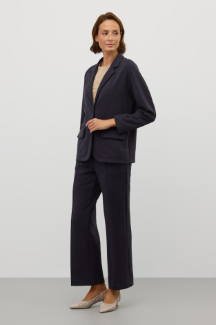 Брюки женские для мам, артикул: ЕВТ 4162, цвет: синий