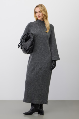 Платья женские для мам, артикул: ЕВ 530/ш, цвет: темно-серый
