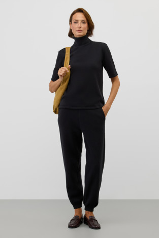 Брюки женские для мам, артикул: ЕВ 450/ш, цвет: черный