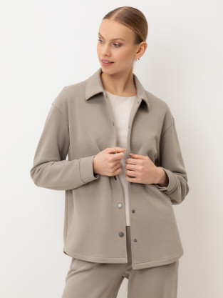 Жакеты, куртки женские для мам, артикул: ЕВТ 3337, цвет: бежевый