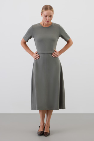 Платья женские для мам, артикул: ЕВТ 5095, цвет: зеленый