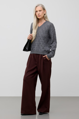 Джемперы женские для мам, артикул: ЕВ 30289/ш, цвет: темно-серый