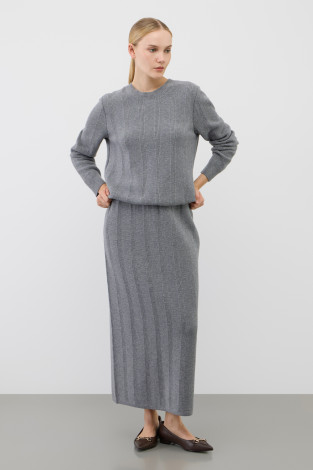 Джемперы женские для мам, артикул: ЕВ 30238/ш, цвет: серый