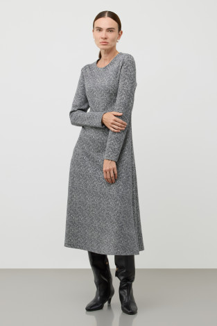 Платья женские для мам, артикул: ЕВТ 5092, цвет: темно-серый