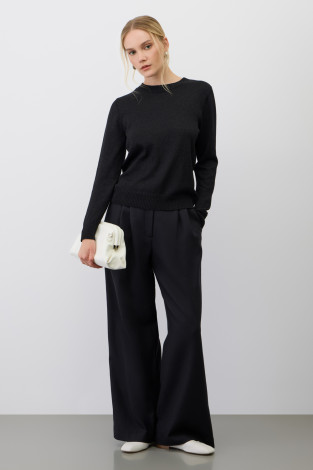 Джемперы женские для мам, артикул: ЕВ 30291, цвет: черный