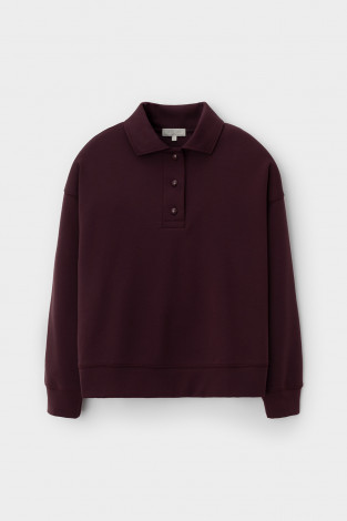 Джемперы женские для мам, артикул: ЕВТ 3359, цвет: бордовый - 2 фото