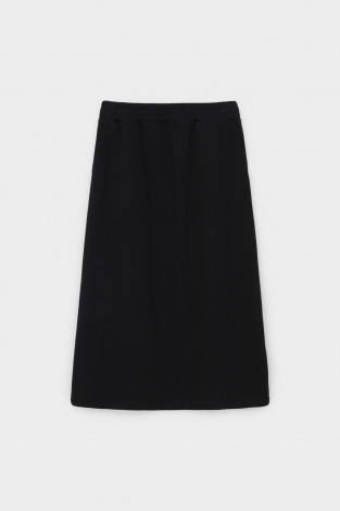 Юбки женские для мам, артикул: ЕВТ 7038, цвет: черный - 2 фото