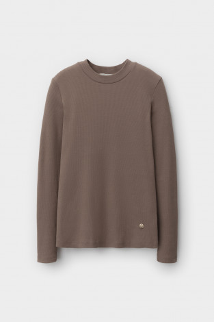 Джемперы женские для мам, артикул: ЕВТ 3330, цвет: коричневый - 2 фото