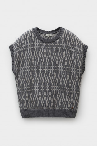 Жилеты женские для мам, артикул: ЕВ 30247/ш, цвет: темно-серый - 2 фото