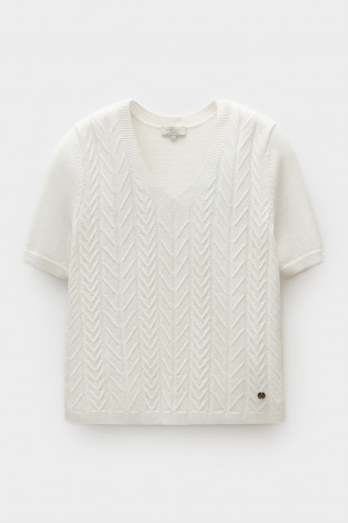 Джемперы женские для мам, артикул: ЕВ 30233/ш, цвет: бежевый - 2 фото