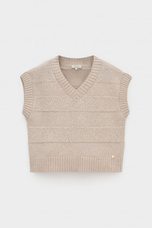 Жилеты женские для мам, артикул: ЕВ 30265/ш, цвет: бежевый - 2 фото