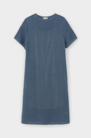 Платья женские для мам, артикул: ЕВ 527, цвет: синий - 2 фото