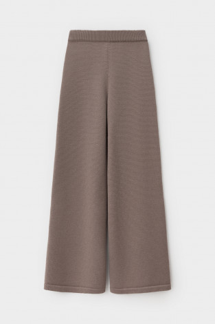 Брюки женские для мам, артикул: ЕВ 452/ш, цвет: коричневый - 2 фото