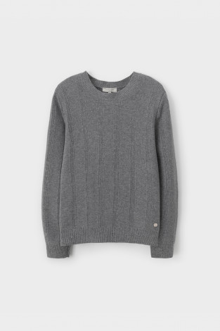 Джемперы женские для мам, артикул: ЕВ 30238/ш, цвет: серый - 2 фото