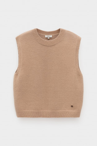 Жилеты женские для мам, артикул: ЕВ 30263/ш, цвет: бежевый - 2 фото