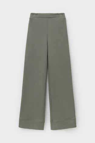 Брюки женские для мам, артикул: ЕВТ 4161, цвет: зеленый - 2 фото